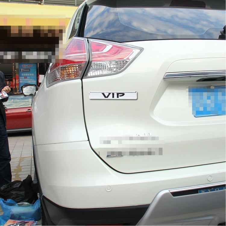 Auto VIP Sticker VIP Label Car Stickers 3D Metal Fashion VIP Logo Car Stickers,Size:9.5*1.5cm