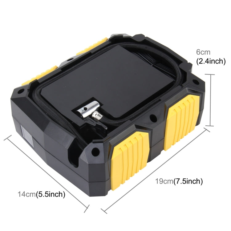 DC12V 120W  Tire Inflation and Lighting 2 in 1 Car Air Pump Air Compressor 12 Volt Upgraded Version