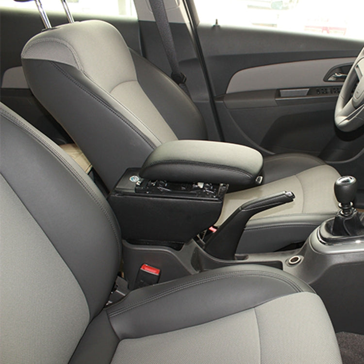 Car ABS Leather Wrapped Armrest Box with Fast Charge USB Holes and Cables for Kia K2