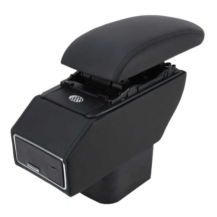Car ABS Leather Wrapped Armrest Box with Fast Charge USB Holes and Cables for Cruzez