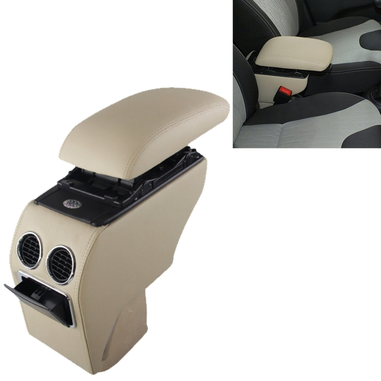 Car ABS Leather Wrapped Armrest Box with Fast Charge USB Holes and Cables for Changan Suzuki Alto