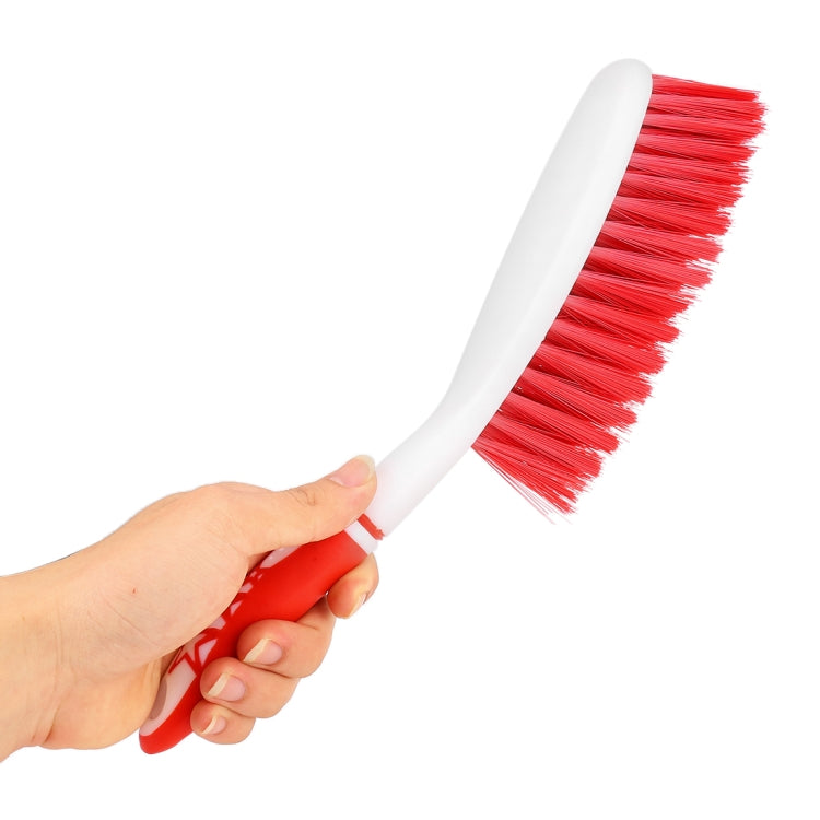 Curved Handle Cleaning Brush, Size: 34.5 x 6.5 x 4.5cm