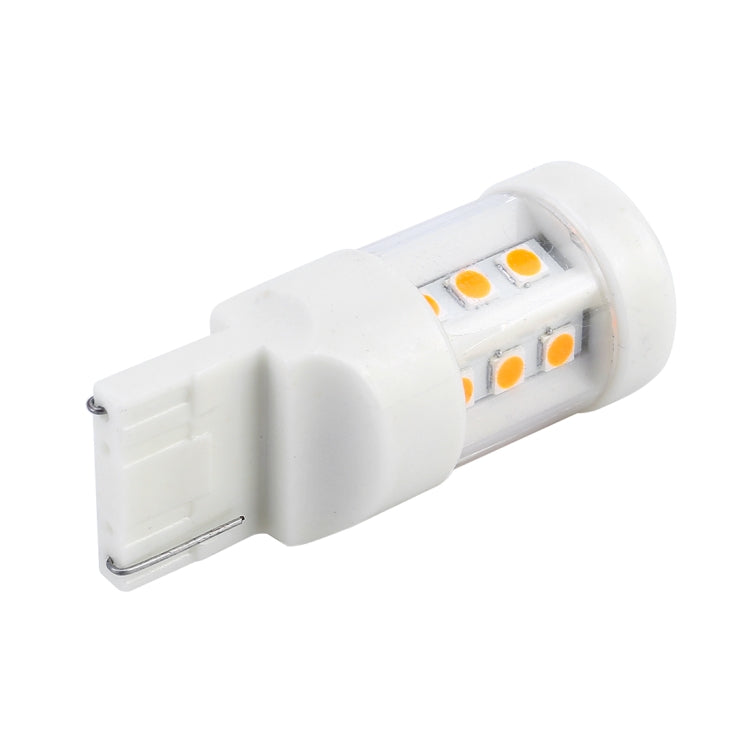 2 PCS T20 / 7440 4.5W DC 12V Car Auto Ceramics Turn Lights 18LEDs SMD-3030 Lamps, with Projector Lens (Orange Light)