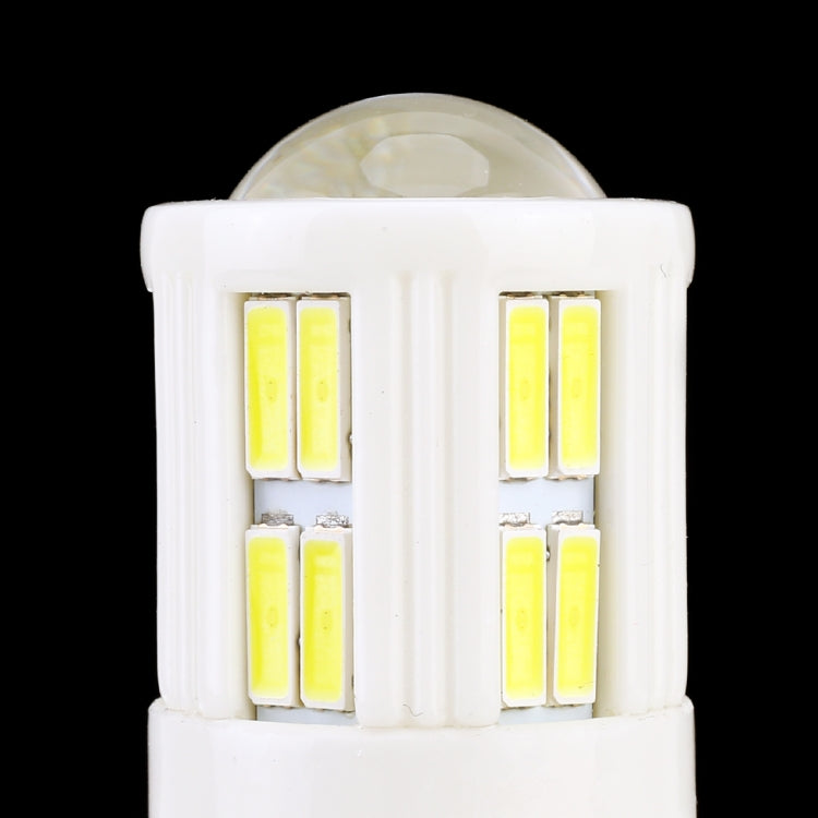 2 PCS T20 / 7440 3W DC 12V 6000K 200LM Car Auto Ceramics Turn Lights / Reversing Light 16LEDs SMD-7020 Lamps, with Projector Lens(White Light)