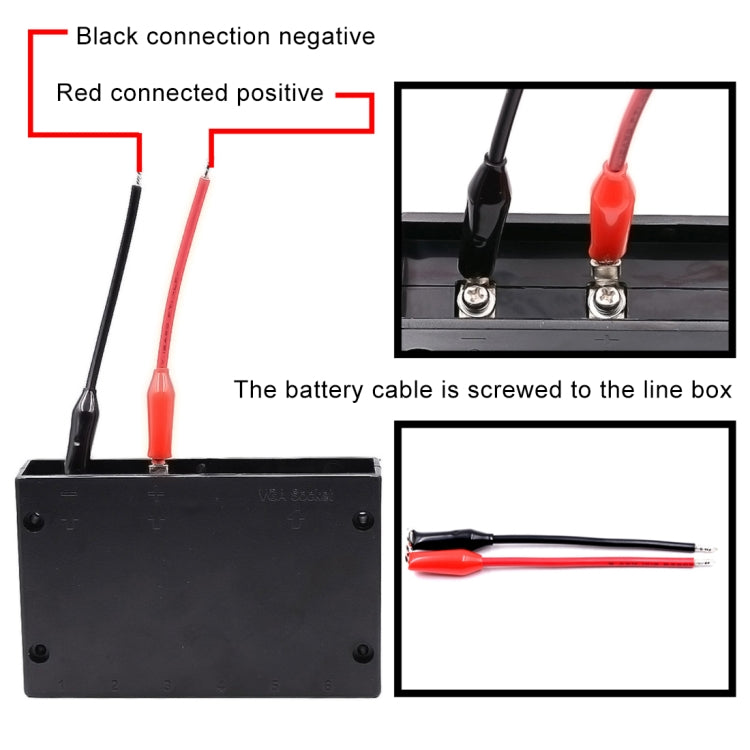 6 Way Switches Touch Screen Multi-function Combination Switch Panel for Car RV Marine Boat