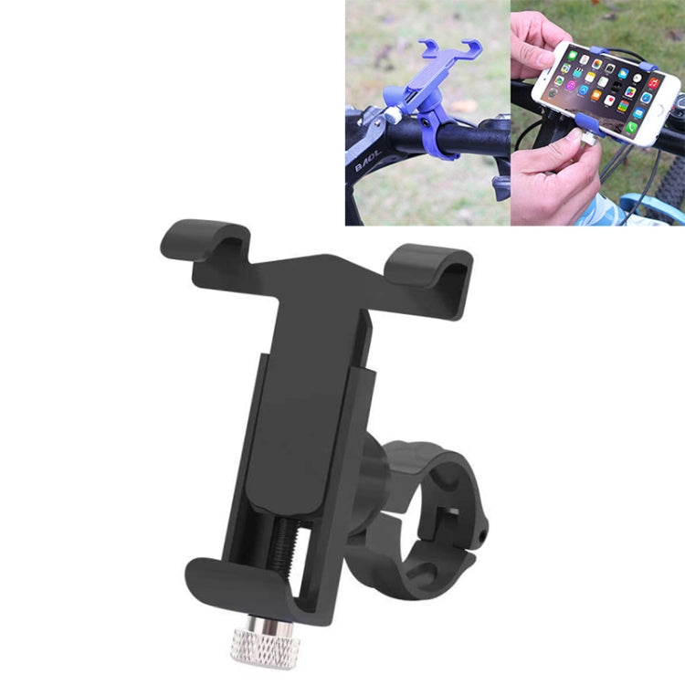 360 Degree Rotatable Aluminum Alloy Phone Bracket for Bicycle, Suitable for 50-100mm Device