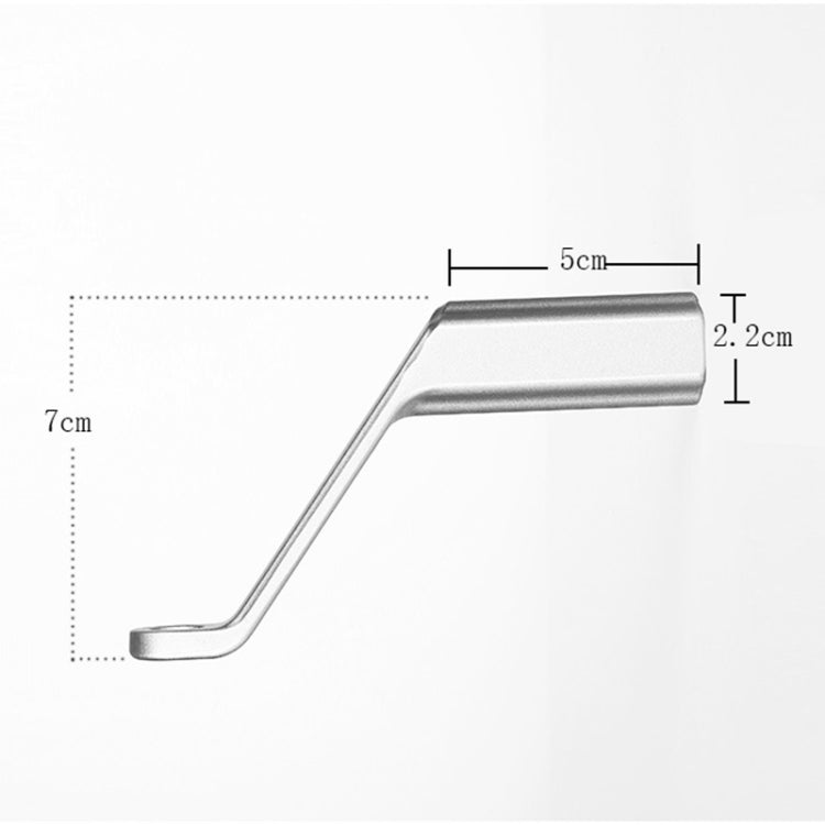 Motorcycle Rear View Mirror Aluminum Alloy Bracket, Random Color Delivery