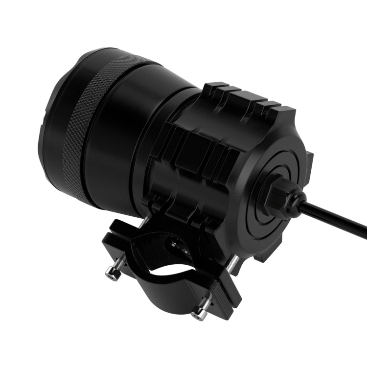 DC 9V-48V 5500LM 6000K 45W IP67 9 LED Lamp Beads Motorcycle Aluminum Alloy LED Headlight Lamps, Constantly Bright