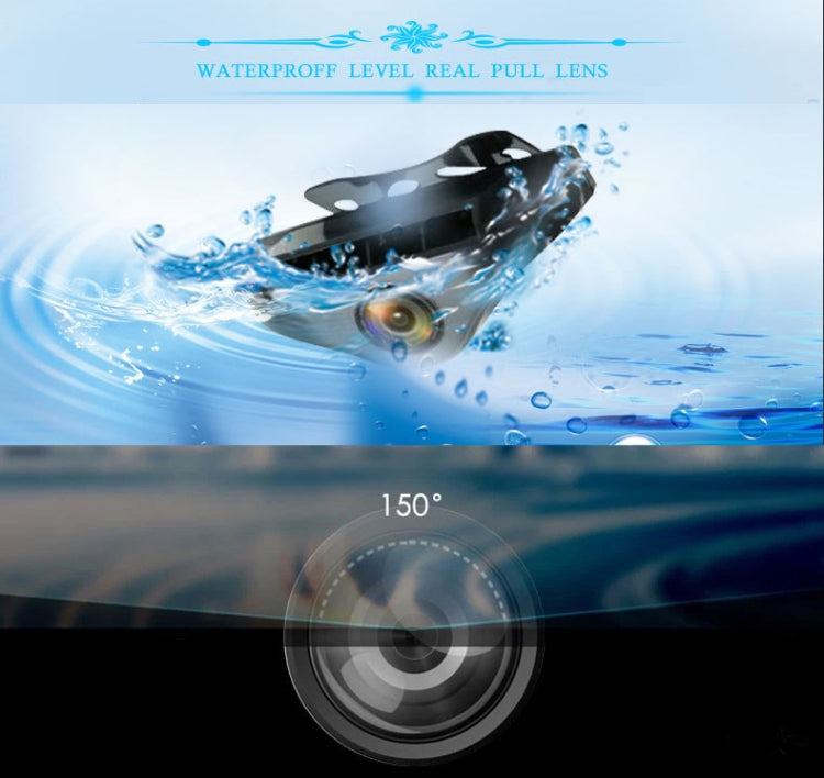 K950 360 Degree 10 inch 1080P Multi-functional Smart Car ADAS Dual Lens Video Record Camera Support TF Card / Motion Detection