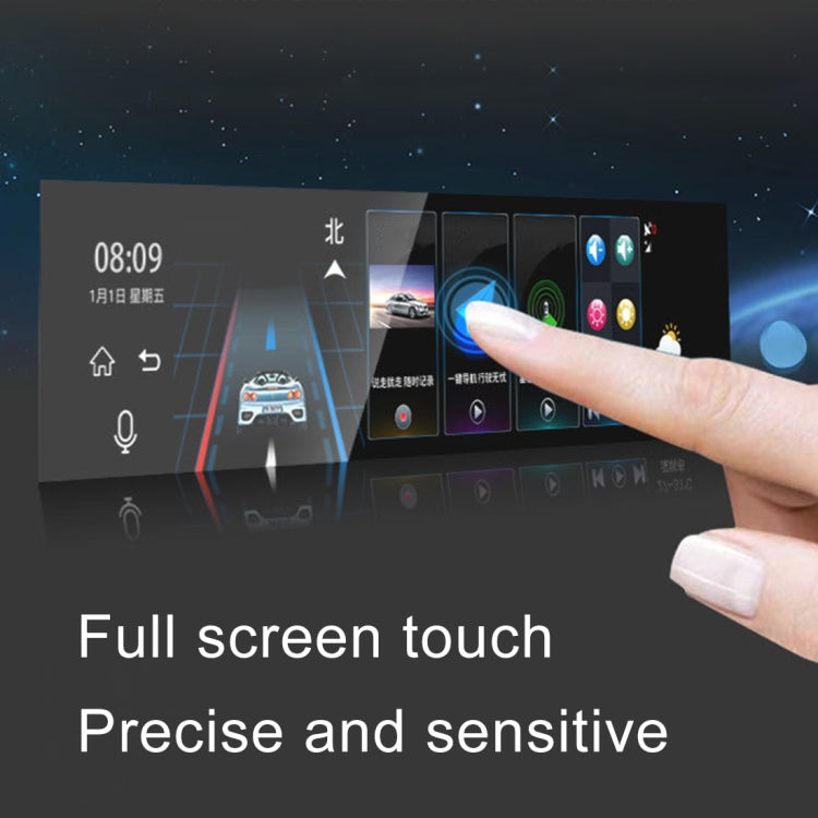 K950 360 Degree 10 inch 1080P Multi-functional Smart Car ADAS Dual Lens Video Record Camera Support TF Card / Motion Detection