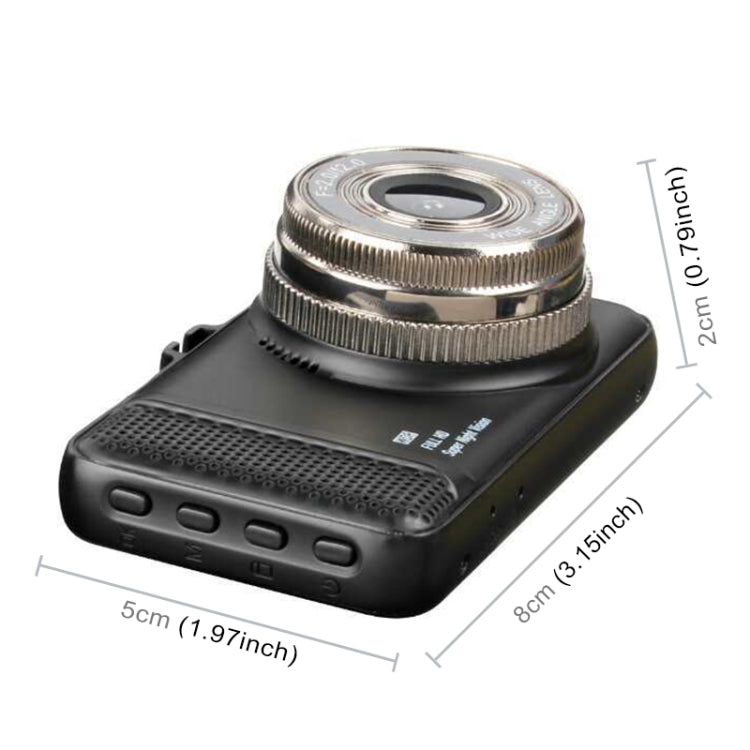 G68 3 inch Full HD Night Vision 1080P Multi-functional Smart Car DVR, Support TF Card / Motion Detection