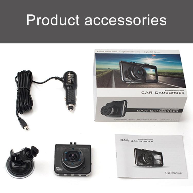 G12 2.2 inch Full HD Night Vision 1080P Multi-functional Smart Car DVR, Support TF Card / Motion Detection