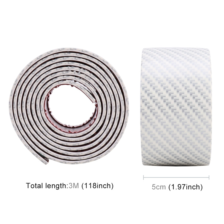 Universal Car Door Threshold Decoration Strip Decorative Sticker, Size : 5CM x 3M