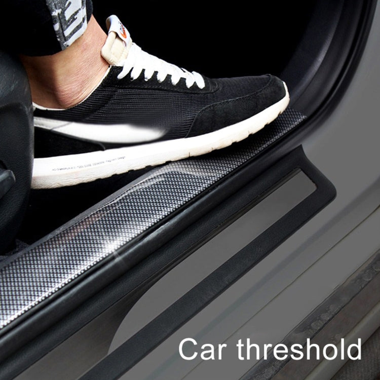 Universal Car Door Threshold Decoration Strip Decorative Sticker, Size : 3CM x 3M(Black)