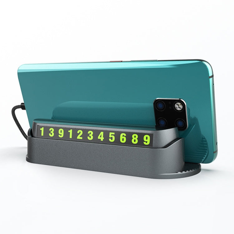 Multi-functional Creative Hidden Temporary Parking Number Plate / Car Mobile-phone Holder