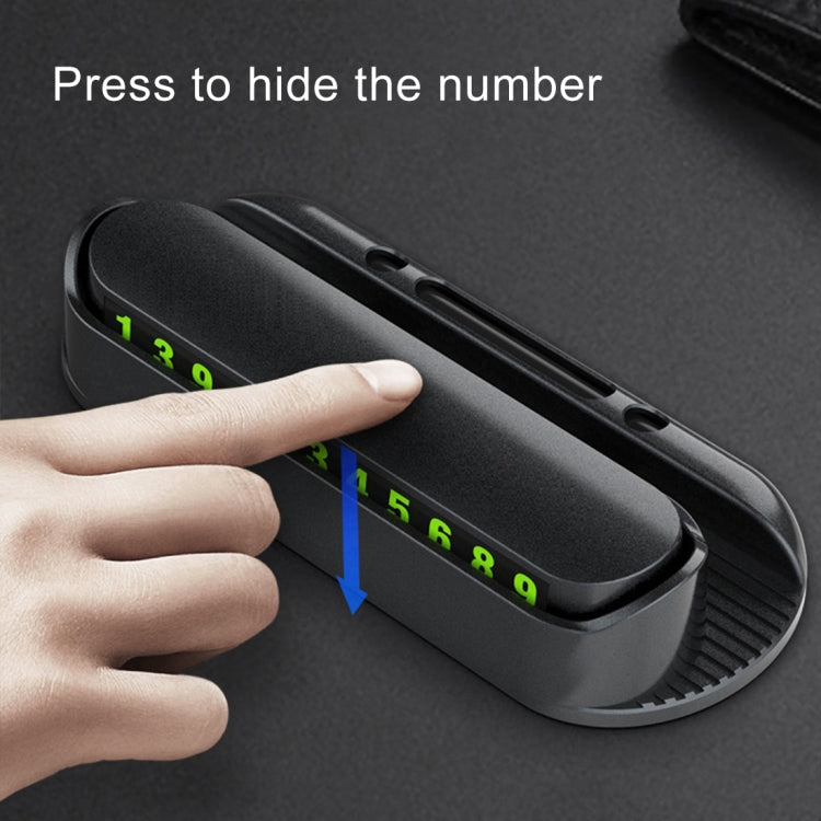 Multi-functional Creative Hidden Temporary Parking Number Plate / Car Mobile-phone Holder