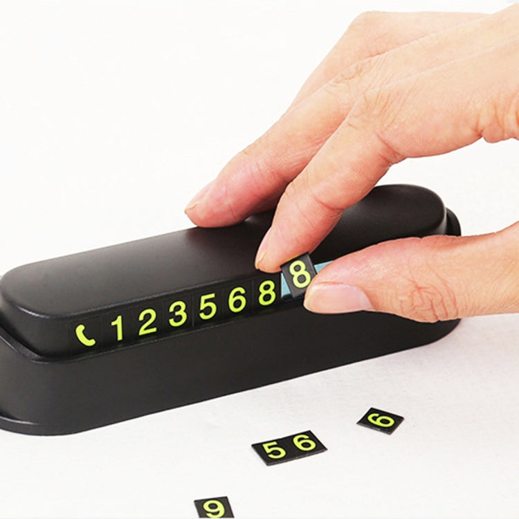 Multi-functional Creative Hidden Temporary Parking Number Plate / Car Mobile-phone Holder