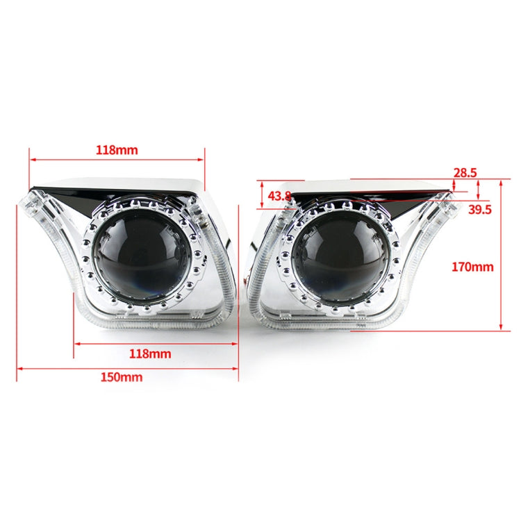 G142 H1 3.0 inch 12V 35W 6000K Bi-Xenon Projector Lens for Right Driving