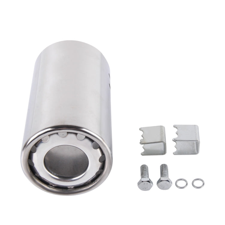 6052 Car Automobile Exhaust Pipe Muffler Modification Stainless Steel Tail Pipes (Inner Diameter 60mm)