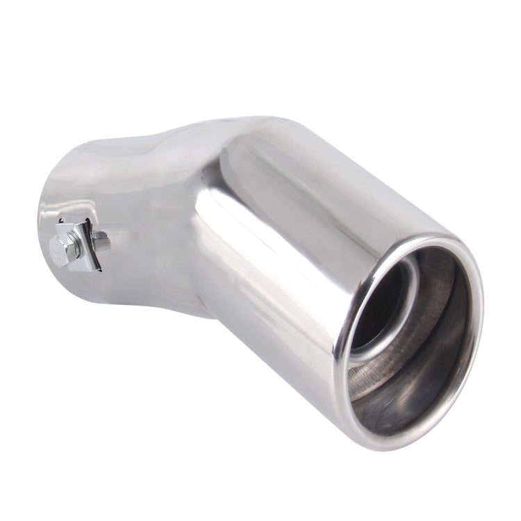 6064 Car Automobile Exhaust Pipe Muffler Modification Stainless Steel Tail Pipes (Inner Diameter 55mm)
