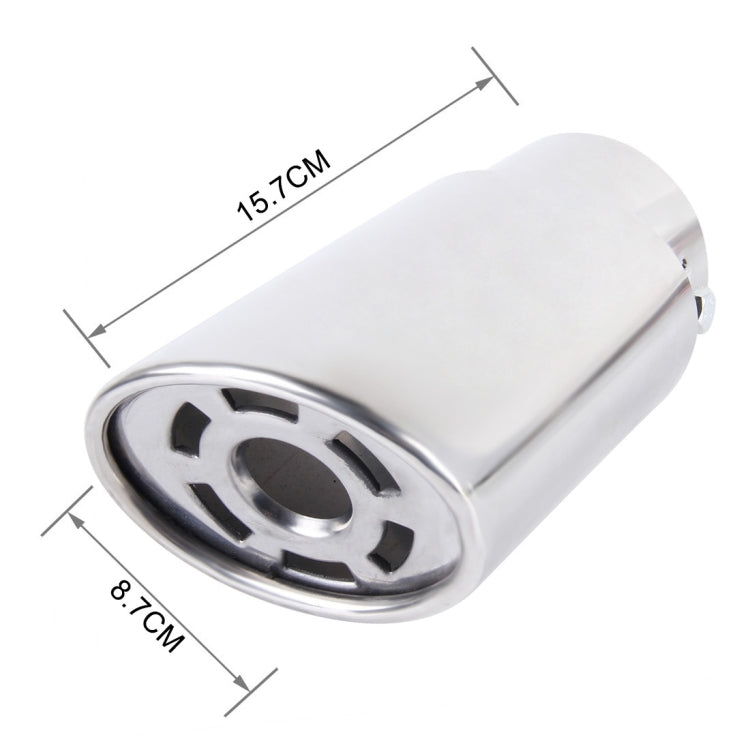 6065 Car Automobile Exhaust Pipe Muffler Modification Stainless Steel Tail Pipes (Inner Diameter 60mm)