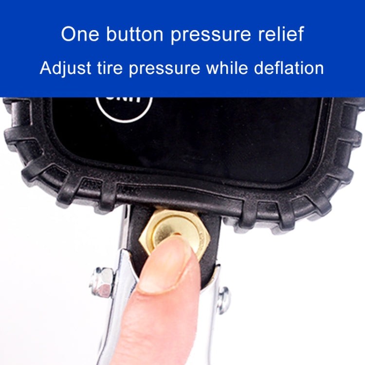 Car Multi-functional Digital LCD Display Tire Air Pressure Inflator Gauge Vehicle Tester Inflation Monitoring