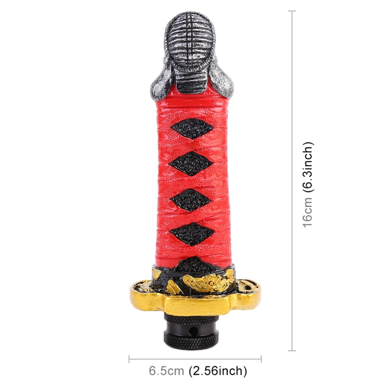 Universal Car Mask Leader Shape Metal Gear Shift Knob Modified Car Auto Transmission Shift Lever Knob