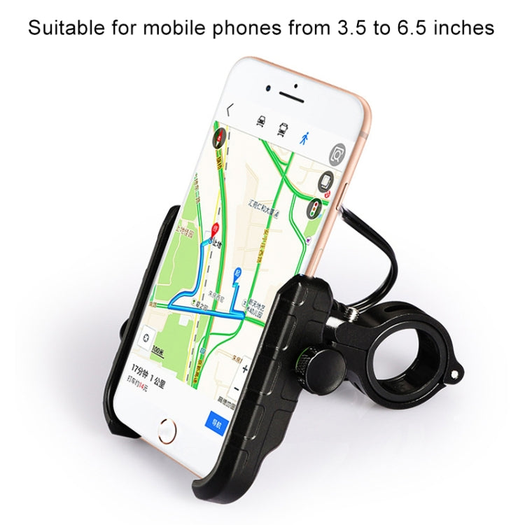 Motorcycles / Bicycle USB Charger QC 3.0 Fast Charging Phone Bracket, Suitable for 6-9cm Device