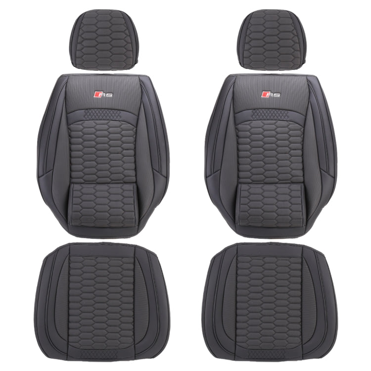 Universal Car Seat Cushion Leather Seat Cover, Five Seats