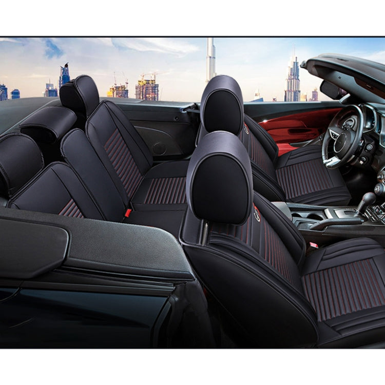 Universal Car Seat Cushion Leather Seat Cover, Five Seats