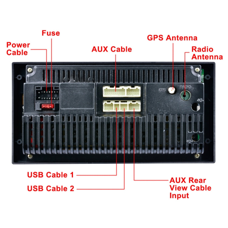 6155C HD 2 Din 7 inch Car Radio Receiver MP5 Player, Android 8.1, Support Phone Link & FM & AM & Bluetooth & WIFI & GPS for Toyota