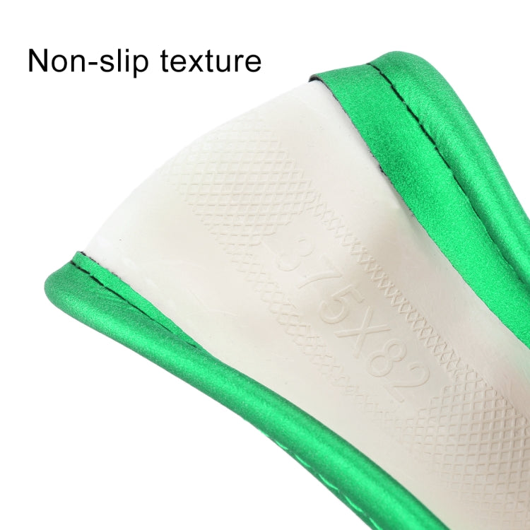 Universal Car Wave Matte Leather + Cotton Steering Wheel Cover, Diameter: 38cm