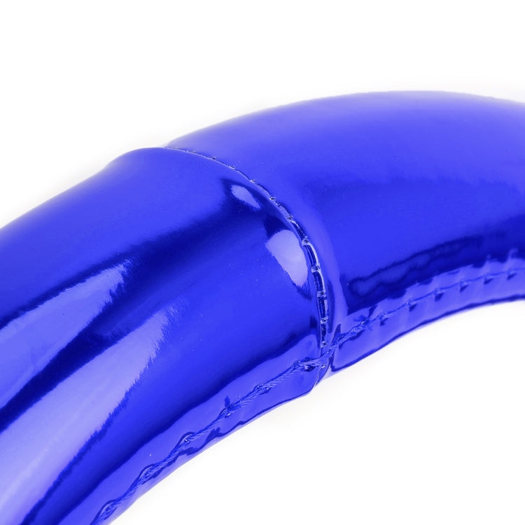 Universal Car Plating Matte Leather + Cotton Steering Wheel Cover, Diameter: 38cm