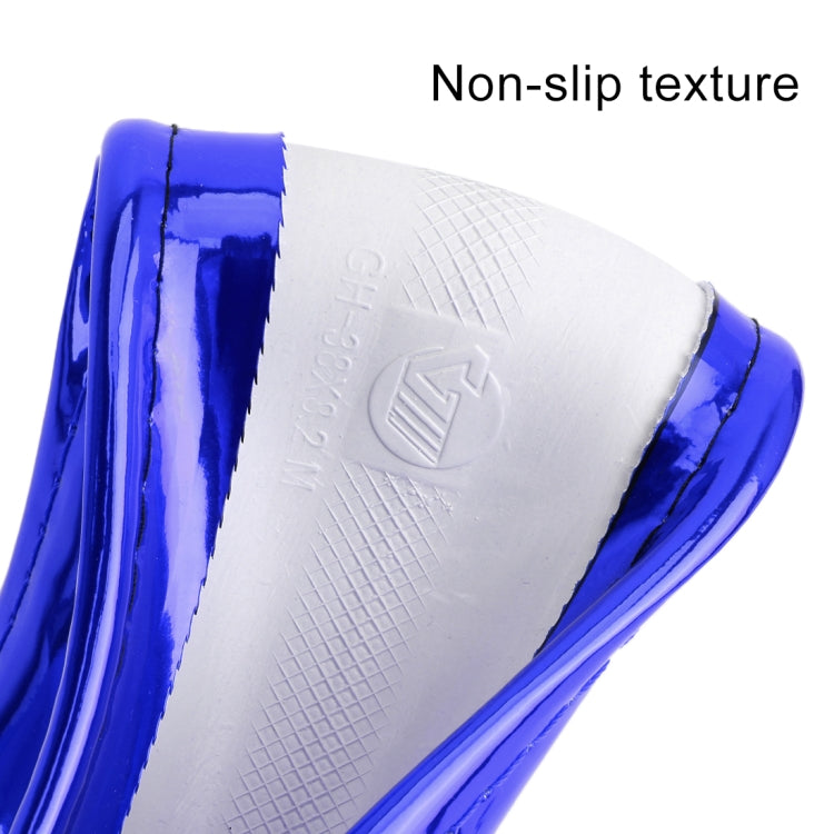 Universal Car Plating Matte Leather + Cotton Steering Wheel Cover, Diameter: 38cm