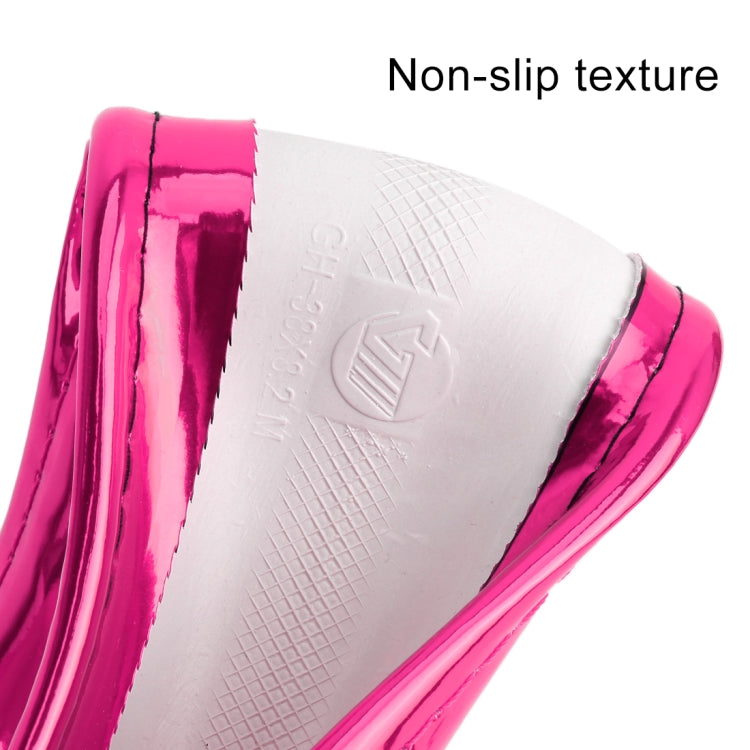 Universal Car Plating Matte Leather + Cotton Steering Wheel Cover, Diameter: 38cm