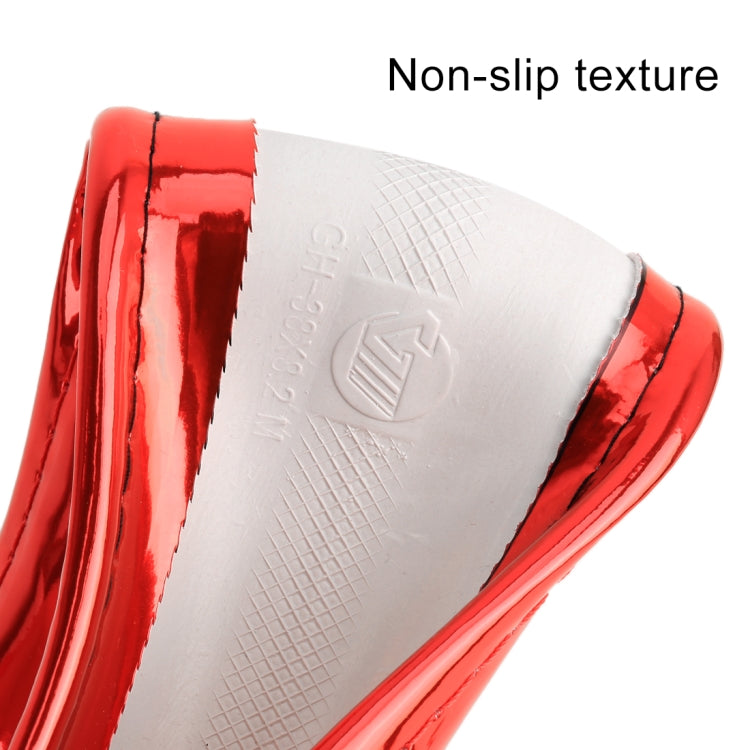 Universal Car Plating Matte Leather + Cotton Steering Wheel Cover, Diameter: 38cm