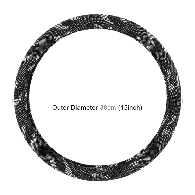 Universal Car Camouflage Silicon Steering Wheel Cover, Diameter: 38cm
