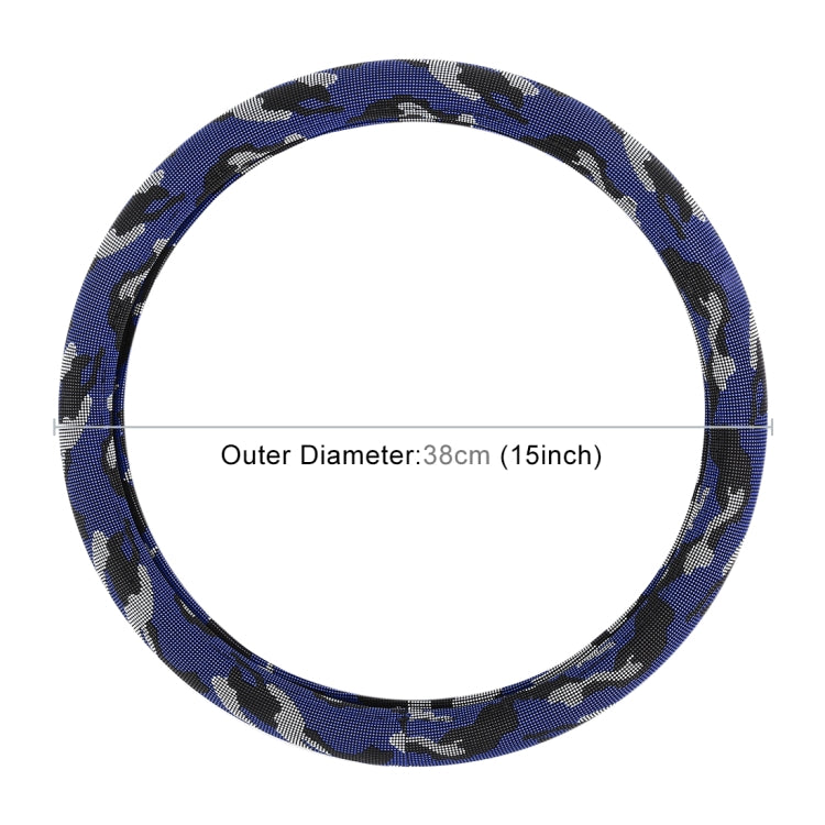 Universal Car Camouflage Silicon Steering Wheel Cover, Diameter: 38cm