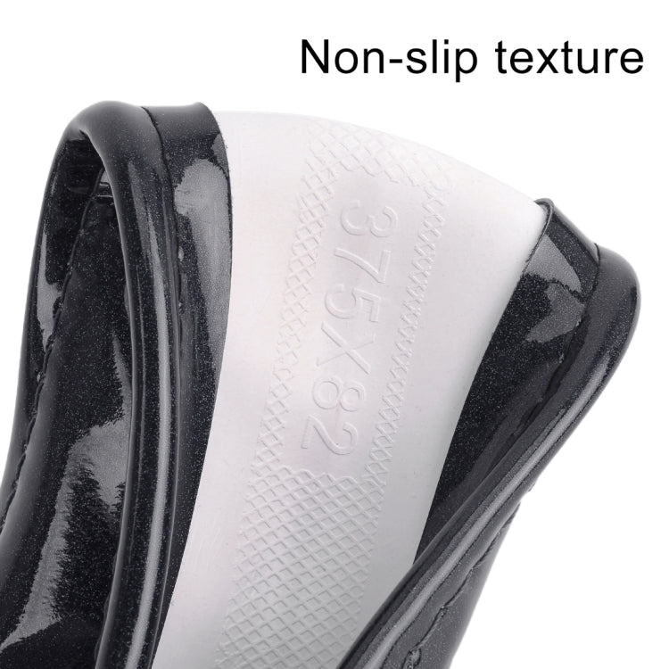 Universal Car Wave Texture Plating Leather Steering Wheel Cover, Diameter: 38cm