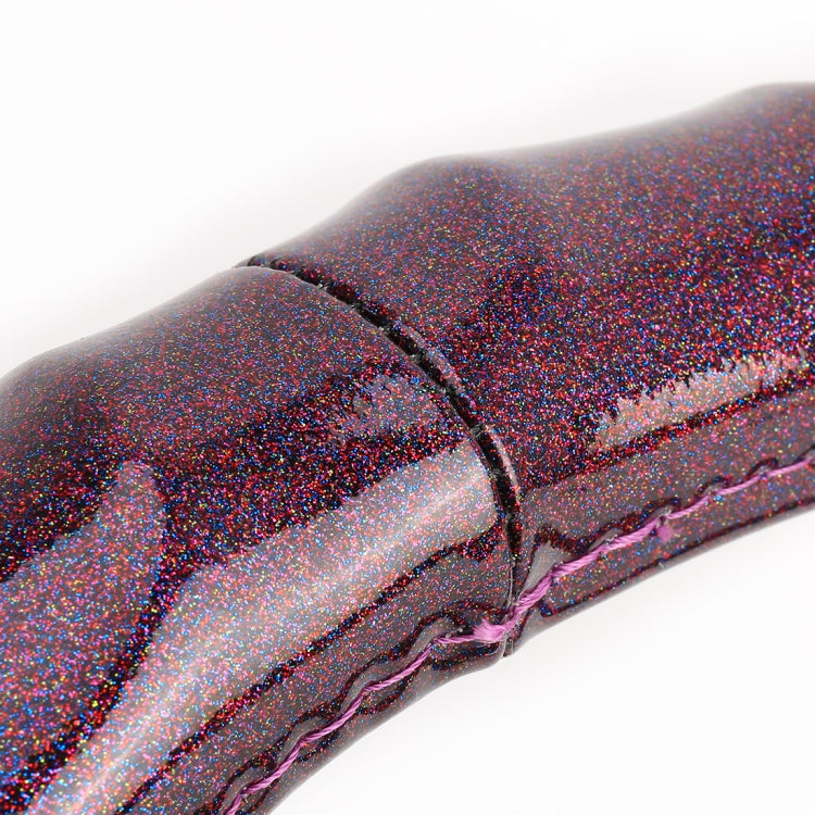 Universal Car Wave Texture Plating Leather Steering Wheel Cover, Diameter: 38cm