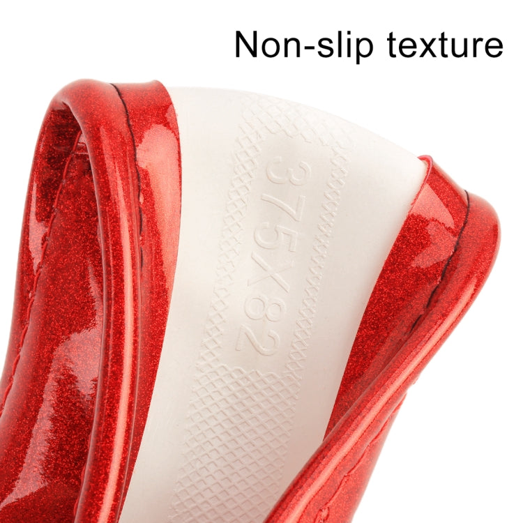 Universal Car Wave Texture Plating Leather Steering Wheel Cover, Diameter: 38cm