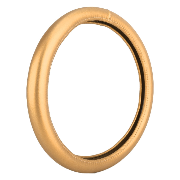 Universal Car Plating Leather Steering Wheel Cover, Diameter: 38cm