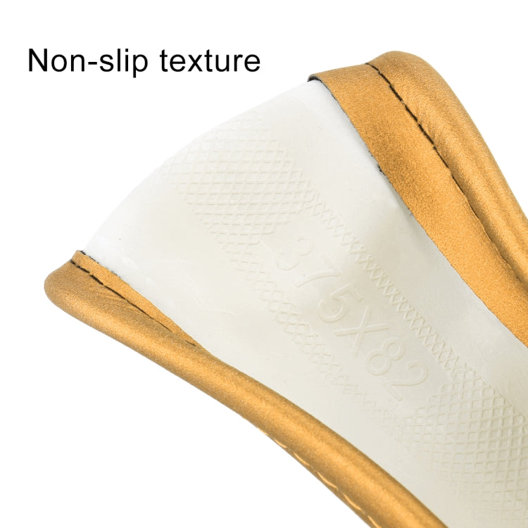 Universal Car Plating Leather Steering Wheel Cover, Diameter: 38cm