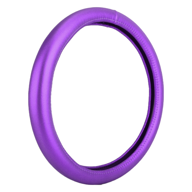 Universal Car Plating Leather Steering Wheel Cover, Diameter: 38cm