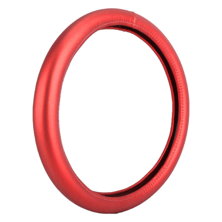 Universal Car Plating Leather Steering Wheel Cover, Diameter: 38cm