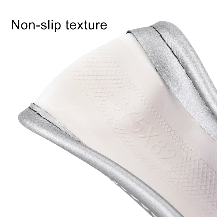 Universal Car Plating Leather Steering Wheel Cover, Diameter: 38cm