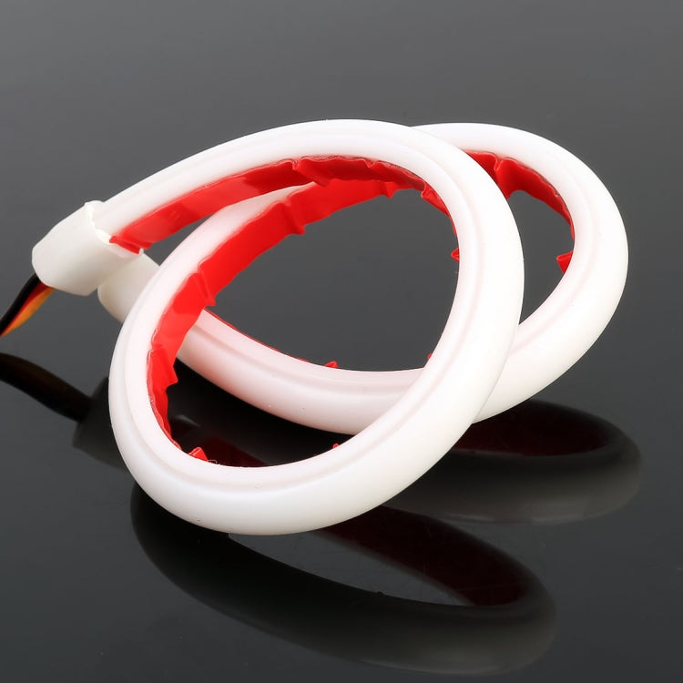 2 PCS 60cm DC12V 5W Ultra-thin Car Auto Double Colors Turn Lights / Running Lights (Turn Lights: Yellow Light; Running Lights: White Light)