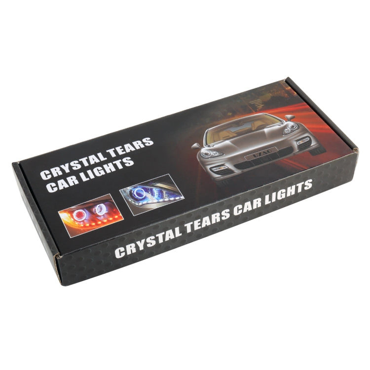 2 PCS 60cm 15-section DC12V 13W Ultra-thin Car Colorful Turn Lights / Running Lights, with 45LEDs SMD-2835RBG Bulbs