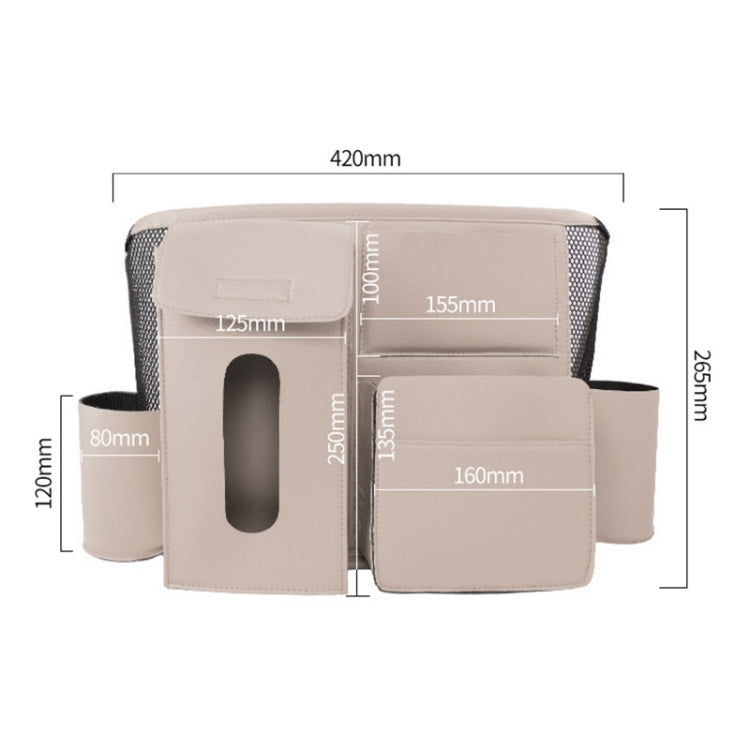 DERANFU Multi-function Car Seat Middle Pocket Storage Bag