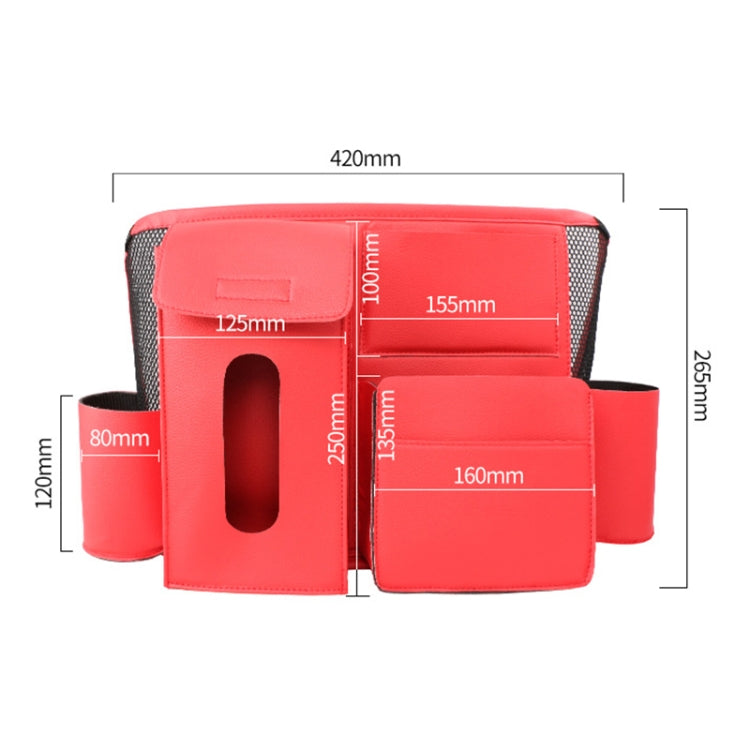 DERANFU Multi-function Car Seat Middle Pocket Storage Bag